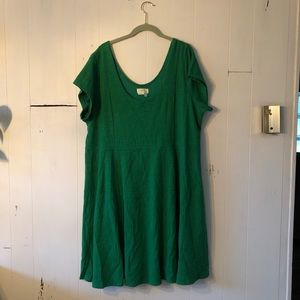 Anthropologie Mauve Dress - Green